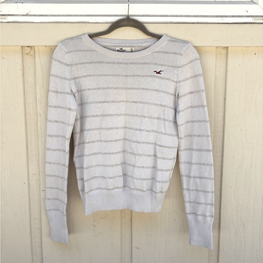 Hollister striped sweater long sleeve
